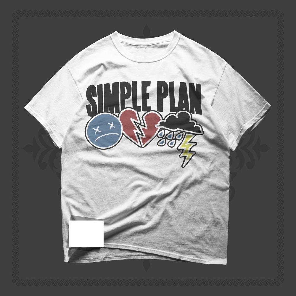 Simple Plan TShirt  Pop Punk Band Tee